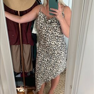 🐆 Satin Leopard Dress - NWT 🐆